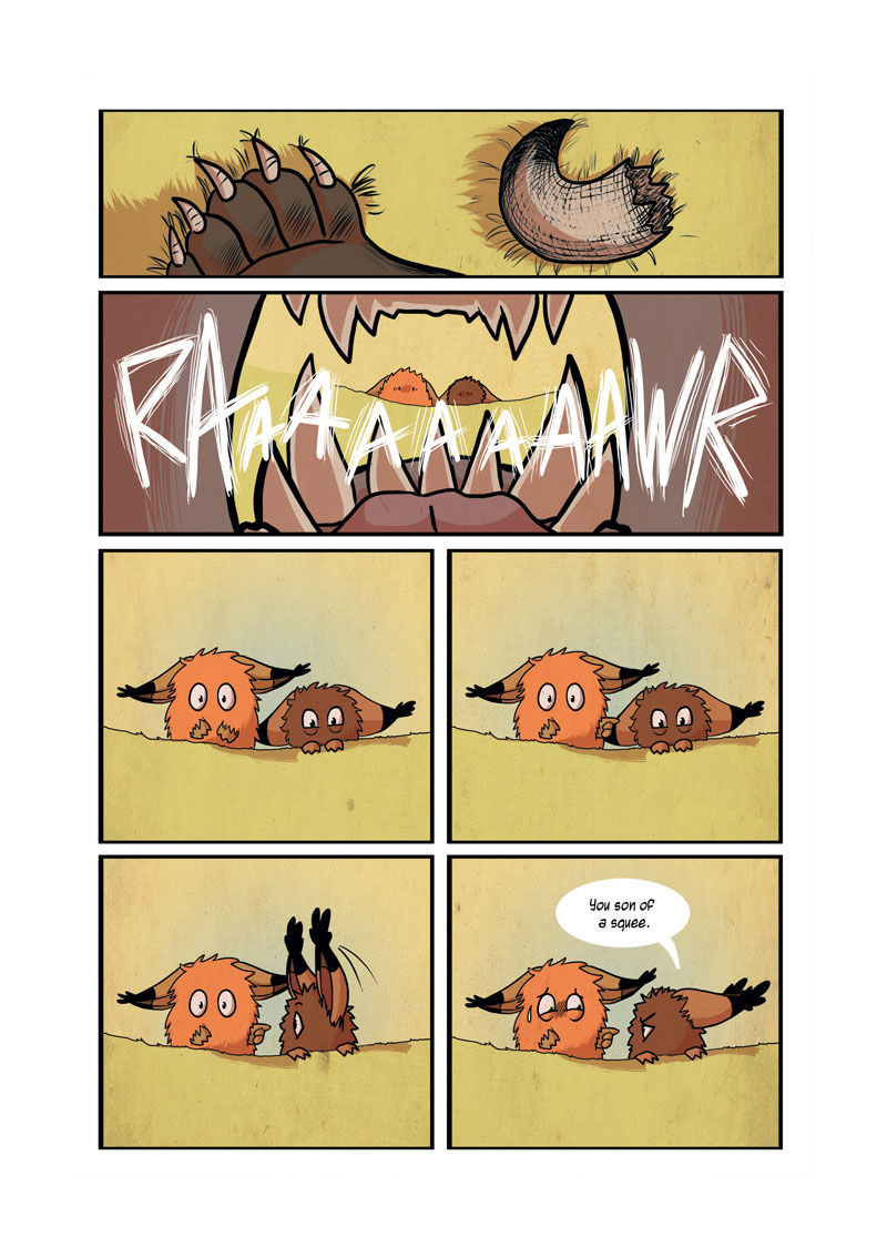 I thought we had something special orange dustbunny, how could you?