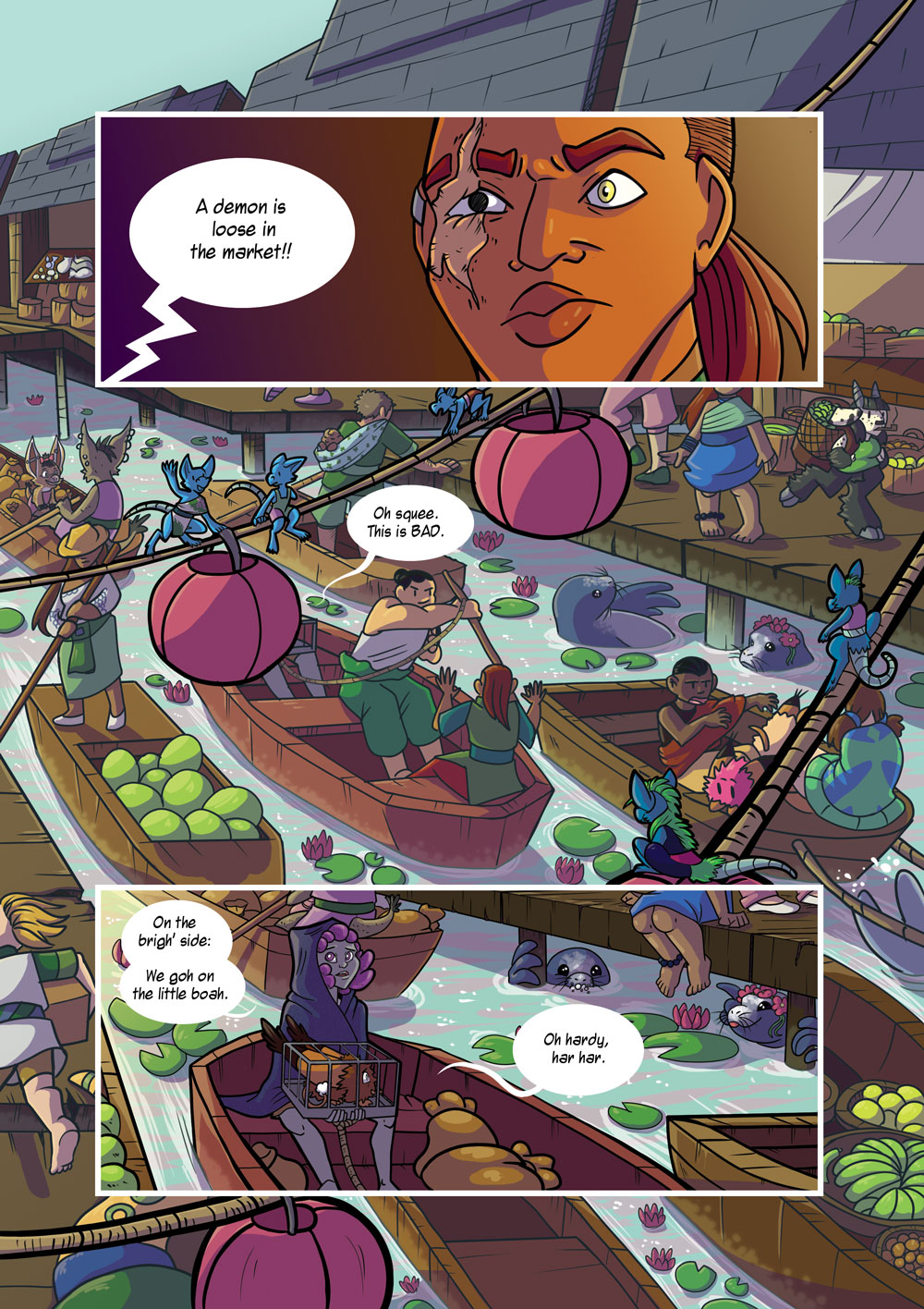 Tag yourself, I'm the selkie in the flower crown.