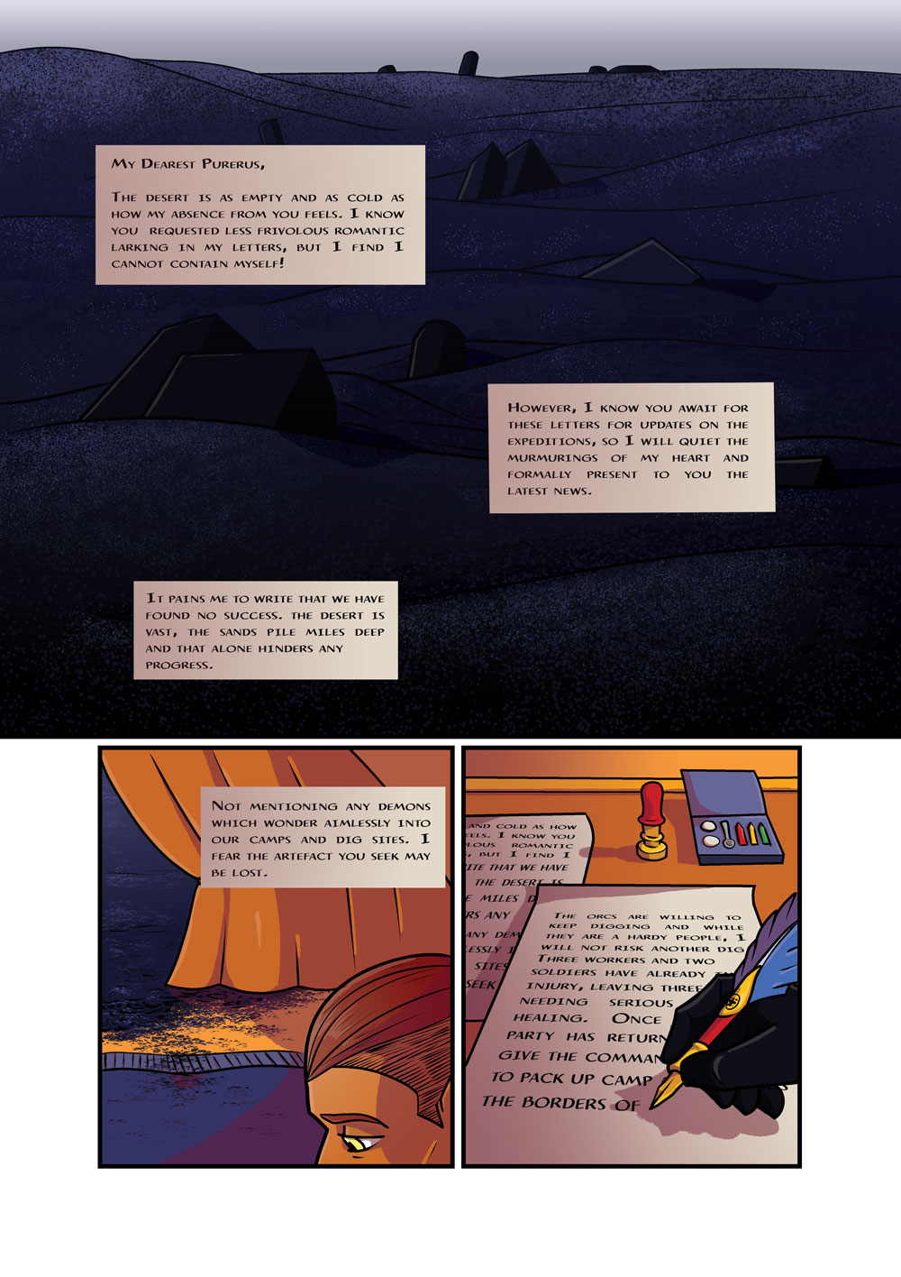 That sand must get everywhere... 